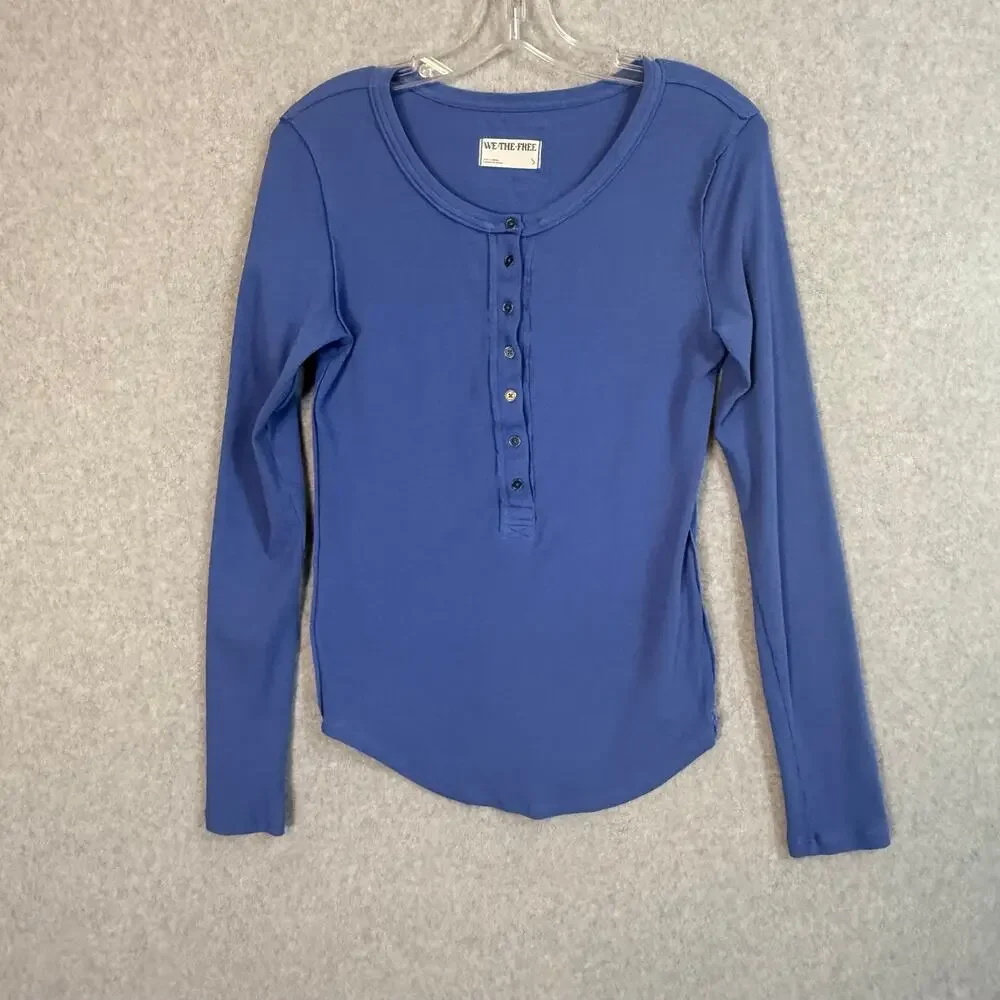 Free People We The Free Jamie Henley Shirt Size S Staple Layer Basic Lot of 2